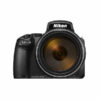 NIKON COOLPIX P1000 CAMERA WITH 125X OPTICAL ZOOM (BLACK) -(Front View)