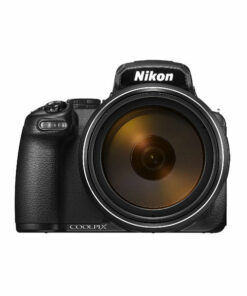 NIKON COOLPIX P1000 CAMERA WITH 125X OPTICAL ZOOM (BLACK) -(Front View)