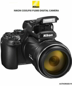 NIKON COOLPIX P1000 CAMERA WITH 125X OPTICAL ZOOM (BLACK) (Front View)