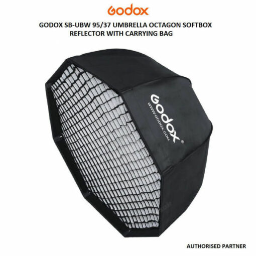 GODOX SB-UBW 95CM/37" UMBRELLA OCTAGON SOFTBOX REFLECTOR WITH CARRYING BAG