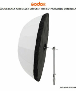 GODOX DIFFUSER FOR 65" TRANSPARENT PARABOLIC UMBRELLA (BLACK/SILVER)