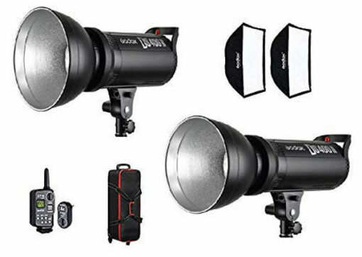 GODOX DS400II STUDIO KIT |POWER 400WS | GN 65| BOWENS MOUNT | PHOTOGRAPHY PHOTO STUDIO LIGHT KIT FLASH STROBE LIGHT LAMP