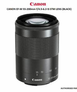 CANON EF-M 55-200MM F/4.5-6.3 IS STM LENS (BLACK)