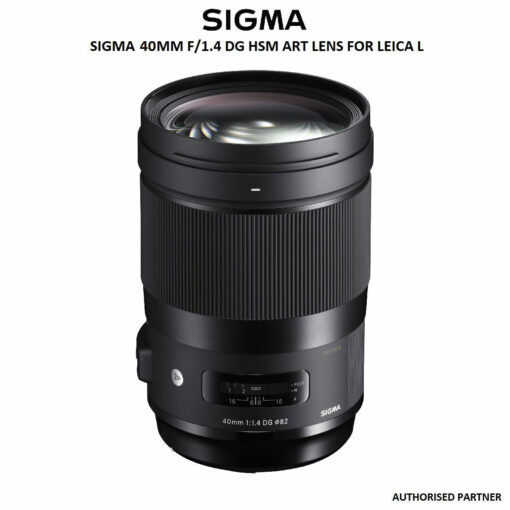 SIGMA 40MM F/1.4 DG HSM ART LENS FOR LEICA L