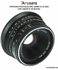 7ARTISANS PHOTOELECTRIC 25MM F/1.8 LENS FOR CANON EF-M (BLACK)