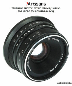 7ARTISANS PHOTOELECTRIC 25MM F/1.8 LENS FOR MICRO FOUR THIRDS (BLACK)
