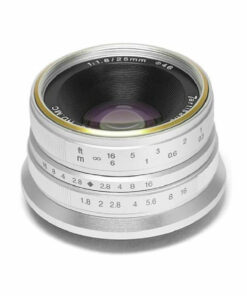 7ARTISANS PHOTOELECTRIC 25MM F/1.8 LENS FOR CANON EF-M (SILVER)