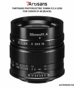 7ARTISANS PHOTOELECTRIC 55MM F/1.4 LENS FOR CANON EF-M (BLACK)
