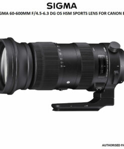 SIGMA 60-600MM F/4.5-6.3 DG OS HSM SPORTS LENS FOR CANON EF