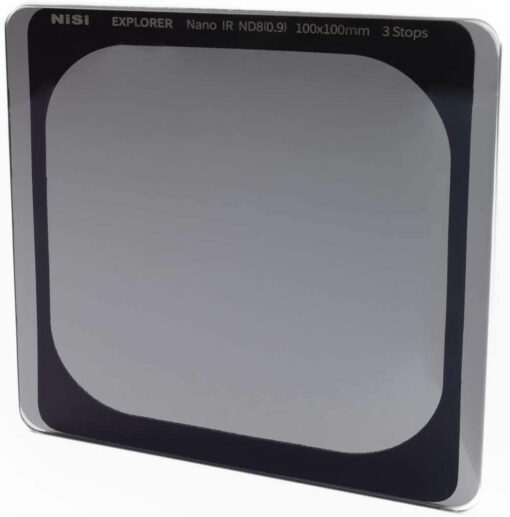 NISI EXPLORER COLLECTION 100X100MM ND8 (0.9) – 3 STOP NANO IR NEUTRAL DENSITY FILTER